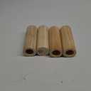 Tsnamay 4Pcs Cylinder Wood Bed Risers Furniture Risers Wooden Solid Original Color for DIY Painting Sofa Couch Chair Table Increase Legs Inner Dia.1.77",Increase Height 5.9 Inches