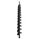 1.75Inch Wide 24Inch Long Metal Earth Auger Drill Bit, Garden Plant Flower Bulb Auger Rapid Planter Bulb Compatible Augers Machine Head with 8mm Diameter Non-Slip Hex Shank