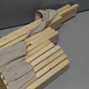 0.68-Inch Horizontal Wooden Bunkie Board/Bed Slats, Enhance Mattress Support, Twin(39"), Beige