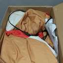 Partyotu Christmas Inflatable Gingerbread Man, Blow Up Holiday Party Decor with Build-in LED Lights, Waterproof Inflatable Christmas Decorations for Outdoor Roof Yard Lawn Garden Indoor (Brown, 8FT)