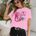 FAYALEQ Breast Cancer Shirt - Women's Awareness Inspirational Short Sleeve Top (Pink, S)