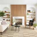 Loloi Chris Loves Julia x Polly Collection POL-04 Beige/Tobacco 7'-9" x 9'-9" Area Rug