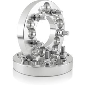 Customadeonly 1" Wheel Adapters 5x112 to 5x114.3 or 5x130 to 5x114.3 (2pcs M12x1.5) Compatible with 5x112 or 5x130 Hub to Mount 5x114.3 (5x4.5) Wheel -25mm Thick