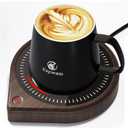 Kepwam Coffee Mug Warmer for Desk, Smart Coffee Warmer with Touch Tech & Light, Coffee Cup Warmer with Gravity Sensor & Auto Shut Off, Candle Warmer Plate - Ideal Gifts for Dad and Mom