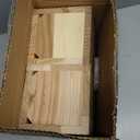 Dreyoo 2 Pack Cedar Bluebird Box Houses for Outside, 1-1/2'' Entrance Hole Wooden Bird Houses with Metal Guard, Secure Latch, Fledgling Grooves, Air Vents for Bluebird Wren Swallow