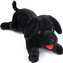 LotFancy Dog Stuffed Animal, 26 inch Black Lab Plush Dog, Realistic Stuffed Dog, Puppy Plush Toy for Kids