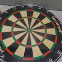 Accudart Edge Bristle Dartboard Premium Brazilian Sisal, RazorThin Spider, Rotating Metal Number Ring, Increased Playing Area, Super Thin Bullseye Ideal for SteelTip Darts