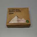 KeaBabies 2-Pack Hooded Baby Towels for Newborn - 30x30 Soft & Absorbent Viscose from Bamboo Baby Bath Towels with Hood for Infant, Toddler, Kids, Boys, Girls, Newborn Bath Essentials (Almond, Petite)