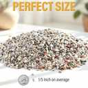 7lb Succulent and Cactus Gravel Pebbles, 1/5 Inch Mixed Color Natural Rocks for Fish Tank, Indoor Plants, Aquarium, Vases, Landscaping