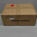 CAROLMADE Small Foot Stool Ottoman Footstool with Legs Under Desk Footrest for Living Room Bedroom and Office, Soft Brown (11"D x 15.4"W x 8.3"H)