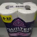 Georgia Pacific QUILTED NORTHERN ULTRA PLUSH TOILET PAPER, 8 MEGA ROLLS (Pack of 1, White)