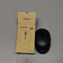 TECKNET Bluetooth Wireless Mouse, Bluetooth 5.2 & 2.4G USB-A Receiver, Compact & Portable, Silent Click, Ergonomic Symmetrical Design, 18-Month Battery, Adjustable DPI, Wide Compatibility - Black