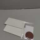 2PCS Water Absorbing Stone Tray,Quick Drying Stone Sink Tray,Water Absorbent Diatomite Coasters for Bathroom Counter and Kitchen Sink, Used for Hand Soap Dish Cosmetic Bottles Toothbrush Holders (2pcs 2110cm White Stripe)