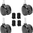 70360 Locking Caster w/Insert for Weber Genesis 300 Grill Parts Genesis E310/320 S330, for Weber BBQ Wheel Replacement Grill Spirit Parts Spirit E210 E310 for Webber Summit Grill Parts(2007-2011),4PCS