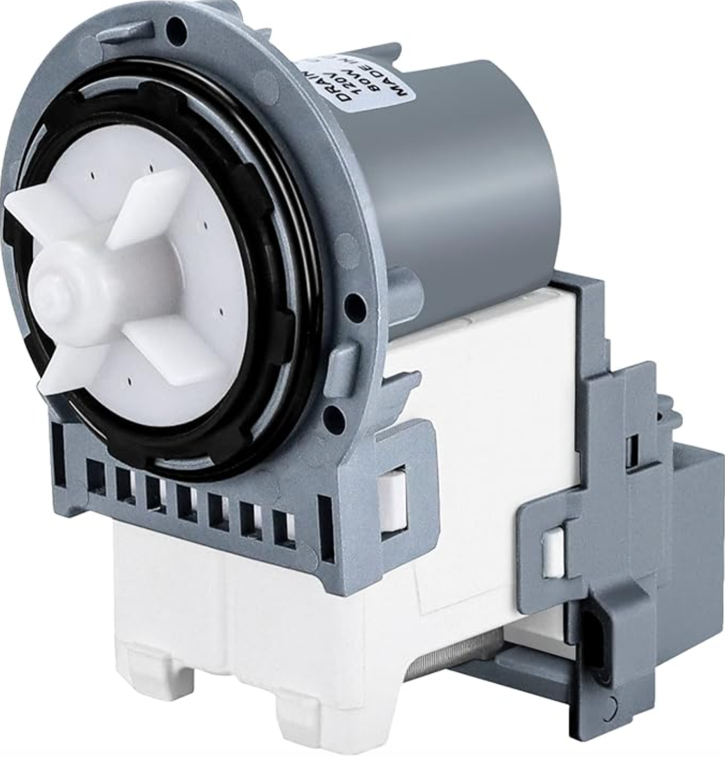 New Washer Drain Pump DC3100054D DC3100187A PX351601 for Samsung Washing Machine Models in the WA4, WA5, WF2, WF3, WF4, and WF5 series by TOMOON