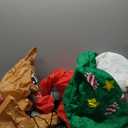 AerWo 8 FT Christmas Inflatable Outdoor Decoration, Santa Inflatable and Reindeer Christmas Blow up Yard Decorations with LED Lights Outside for Home Roof Lawn Decor