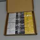 PH PandaHall 12pcs Jewelry Box, 2x2.7x1 Inch Small Gift Boxes Metallic Paper Earring Box with Bowknot Small Box for Valentine's Day Gifts Jewelry Earring Necklace Bracelet Silver Bar Ring Keychain