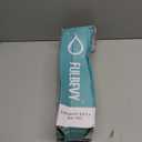 25 oz Glass Water Bottles - Motivational Tumbler Water Bottle Time Marker - Borosilicate Glass Water Bottle With Silicone Sleeve and 2 Lids, Handle Spout & Bamboo Straw Lid (Olive)