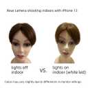 Real Human Hair Topper Light Thin Clip in Hair Bangs for Women and Men 6 inches Middle Part Straight Hairpieces (Light Brown)