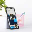 for T-Mobile Revvl 7 5G 6.58" LCD with Arctic Gray Frame Screen Replacement Revvl 7 5G TMR075G LCD Display Touch Digitizer Screen Assembly with Repair Tools