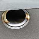 24 Inch Drop in Kitchen Sinks Black, 24x18 Inch Single Hole 18 Gauge Stainless Steel Single Bowl Kitchen Sink Topmount, D24"xW18"xH9"