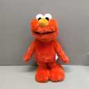Sesame Street Elmo Slide Singing and Dancing 14-inch Plush, Pretend Play, Interactive Toy, Kids Toys for Ages 2 Up by Just Play (Large)