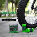 Hycline 2 Pack Fat Tire Liners, 110mm Wide TPU Puncture Proof Inserts for 20/24/26x4.0 Inch Fat Bike & E-Bike Tires, Durable Anti-Flat Tube Protectors for Smooth Rides