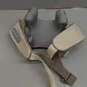 Jdfdexc 4D Wireless Deep Tissue Kneading Neck Massager with Heating Function, Shiatsu and Shoulder Massage Pillow,Back and Leg Pain Relief, Body Muscle Pain Relief, Perfect Gifts for Men Women.