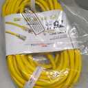 75ft Outdoor/Indoor Extension Cord 10/3 Gauge Ultra Heavy Duty 3 Prong SJTW, Waterproof, ETL Listed, Flexible Cold-Resistant Long Power Cord,15A 125V 1875W, Yellow by LifeSupplyUSA