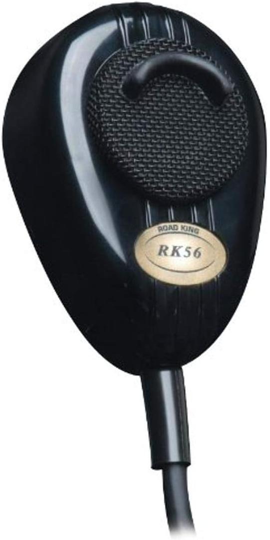 RoadKing RK56B Black 4-Pin Dynamic Noise Canceling CB Microphone
