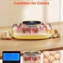 VEVOR 24 Egg Incubator, Automatic Egg Turner with LED Candler, Temperature & Humidity Control, 360 View Clear Window, Auto Water Refill, Poultry Eggs Incubators for Hatching Chicks Ducks Goose Quail