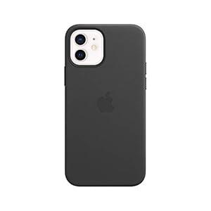 Apple iPhone 12 and iPhone 12 Pro Leather Case with Magsafe - Black