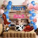 Boots or Bows Gender Reveal Party Decorations,Boots or Bows balloons decoration Arch Kit Cowgirl Gender Reveal Decorations for Cowboy party