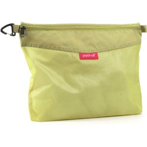 pack all Water-resistant Material Zipper Pouch, Mesh Zipper Bags for Storage, Travel, Office (Green, Large)