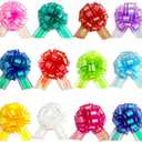 24 Pcs Rainbow Finish Bows for Gift Wrapping Set, 6 Inch Gift Bows, Party Decorations, DIY Crafts, Wedding Decorations,Party Supplies(Rainbow Multi-Color) (1 Count (Pack of 24))