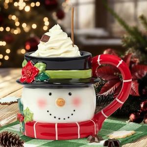Certified International Holiday Magic Snowman 18 oz. Mugs, Set of 3