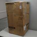 SONGMICS Kitchen Trash Can, 18-Gallon Stainless Steel Garbage Can, with Stay-Open Lid and Step-on Pedal, Soft Closure, Tall, Large and Space-Saving, Silver and Black ULTB520E68