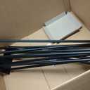 SMARTSTANDARD 22 Inch Hairpin Table Legs, 3 Steel Rods (Black, 4PCS)
