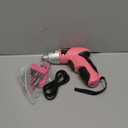 Hi-Spec Electric Screwdriver 27pc 3.6V Pink USB Small Power Screwdriver Set. Cordless & Rechargeable with Driver Bit Set