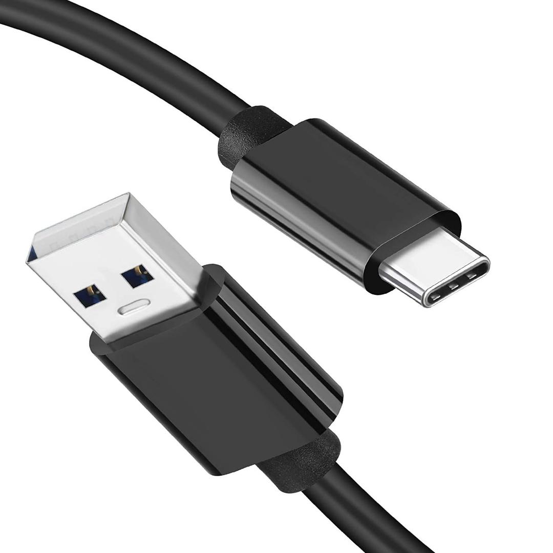 5 x 5feet USB C Handheld Mini Fan Charger Cable for JISULIFE Fan, Aluan, WiHoo, CIVPOWER Neck Fa-n, HomeLifairy, FrSara, Bladeless Fa-n, Replacement Personal Portable Fa-n Type-C Charging Power Cord