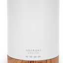 ASAKUKI 300ML Essential Oil Diffuser, Quiet 5-in-1 Premium Humidifier, Home Fragrance Aroma Diffuser with 7 LED Color Changing Light and Auto-Off Switch -Light Brown