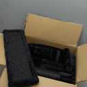 SYANDLVY Gothic Cat Tree with Coffin Bed for Indoor Cats, Cat Tower with Scratching Post, Modern Activity House for Large Cats, Condo with Board, Kittens Cave (Black & Red)