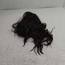 NAYOO Long Dark Brown Wavy Wig for Women 26 Inch Middle Part Curly Wavy Wig Natural Looking Synthetic Heat Resistant Fiber for Daily Party Use(26 Inch Dark Brown)