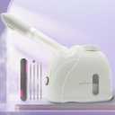 LIXESZT Facial Steamer Professional for Deep Cleansing with Extendable 360 Swivel ArmNano Constant Temperature Mist for Home Facial Spa-Sinuses Sinus Care, 4Pcs Stainless Steel Skin Care Kit