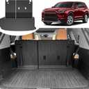 Cargo Liner for 2026 2025 2024 Grand Highlander Accessories, Cargo Mat Seat Backrest 2 in 1 Mat All-Weather TPE Back Seat Protector Trunk Mat for Grand Highlander Accessories