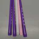 RGQSUN LEDs Flameless Advent Candles Sets of 5 Christmas Advent Candles Battery Operated Flickering Flameless Taper Candle for Christmas Wreath Advent Decor(Battery is not Included)