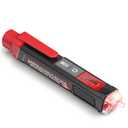 KAIWEETS Voltage Tester/Non-Contact Voltage Tester with Signal Percentage, Dual Range AC 12V/70V-1000V, Live/Null Wire Tester, Electrical Tester with LCD Display, Buzzer Alarm, Wire Breakpoint Finder (HT100s, Red)