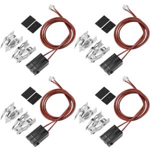 WB17T10006 Terminal Block Kit/Range Surface Burner Plug Connector Element Kit Compatible for G-E Hot-Point Ken-More by MIFLUS,Pack of 4
