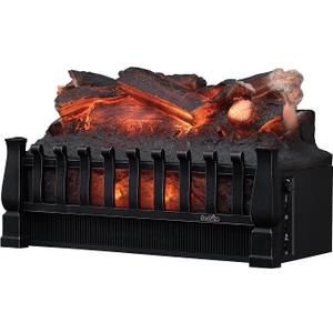 duraflame Electric Log Set 400 Sq Ft Heater, Faux Logs Insert with Lifelike Flames for Existing Fireplaces, Remote Control Included