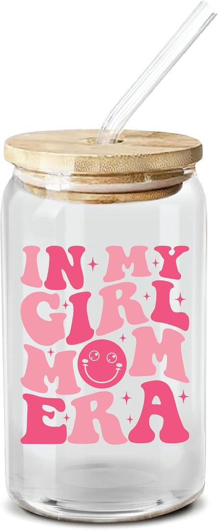 NewEleven First Mothers Day Gifts For New Mom - Gift For A Mom Of Girls, Pregnant Moms, Expecting Moms, Mama, Mother To Be, Mommy To Be, First Time Mommy - 16 Oz Coffee Glass